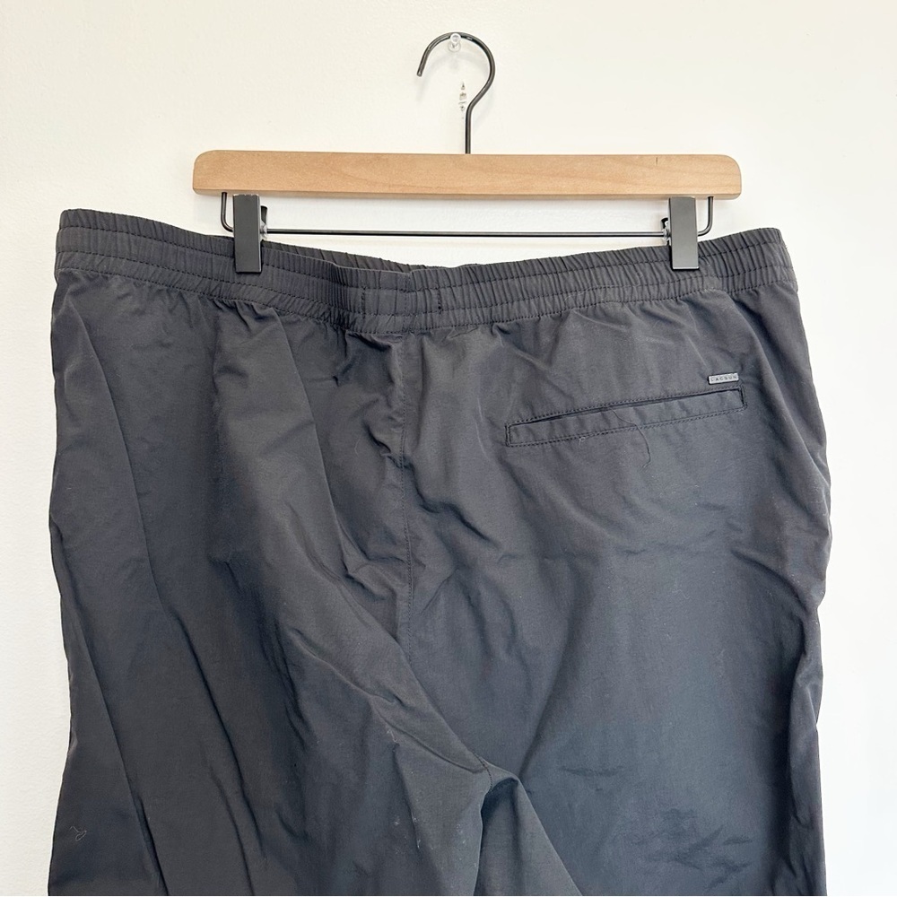 PacSun Nylon Track Pants Joggers Black XL Striped 80s 90s Active Party Dance - Picture 4 of 10